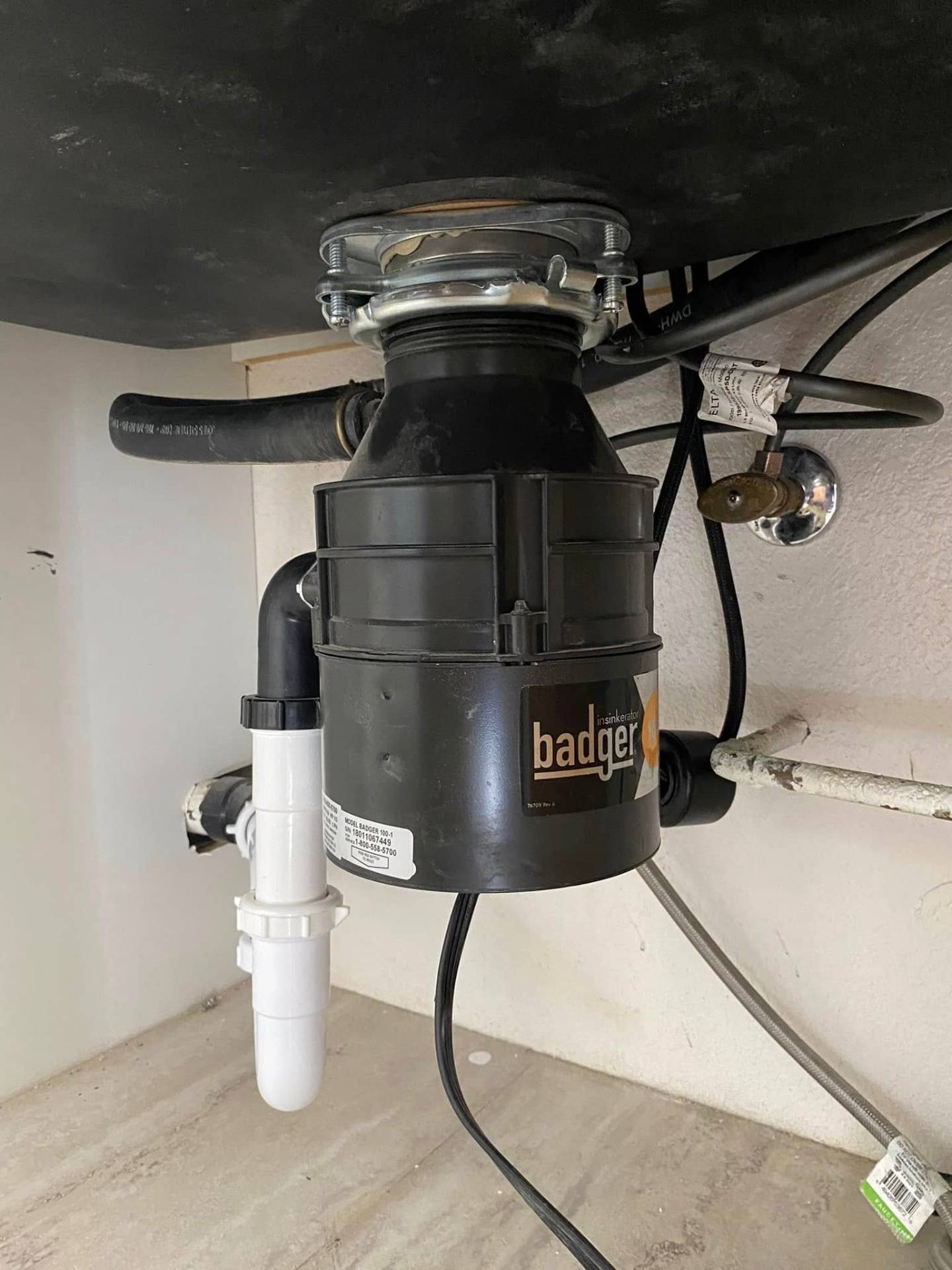 Garbage disposal plumbing repair by 3 Kings Plumbing